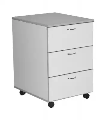 Тумба ТМ -"МСК" медицинская прикроватная, на мебельных колесах с тремя выдвижными ящиками МД-104, размер 430х450х660мм