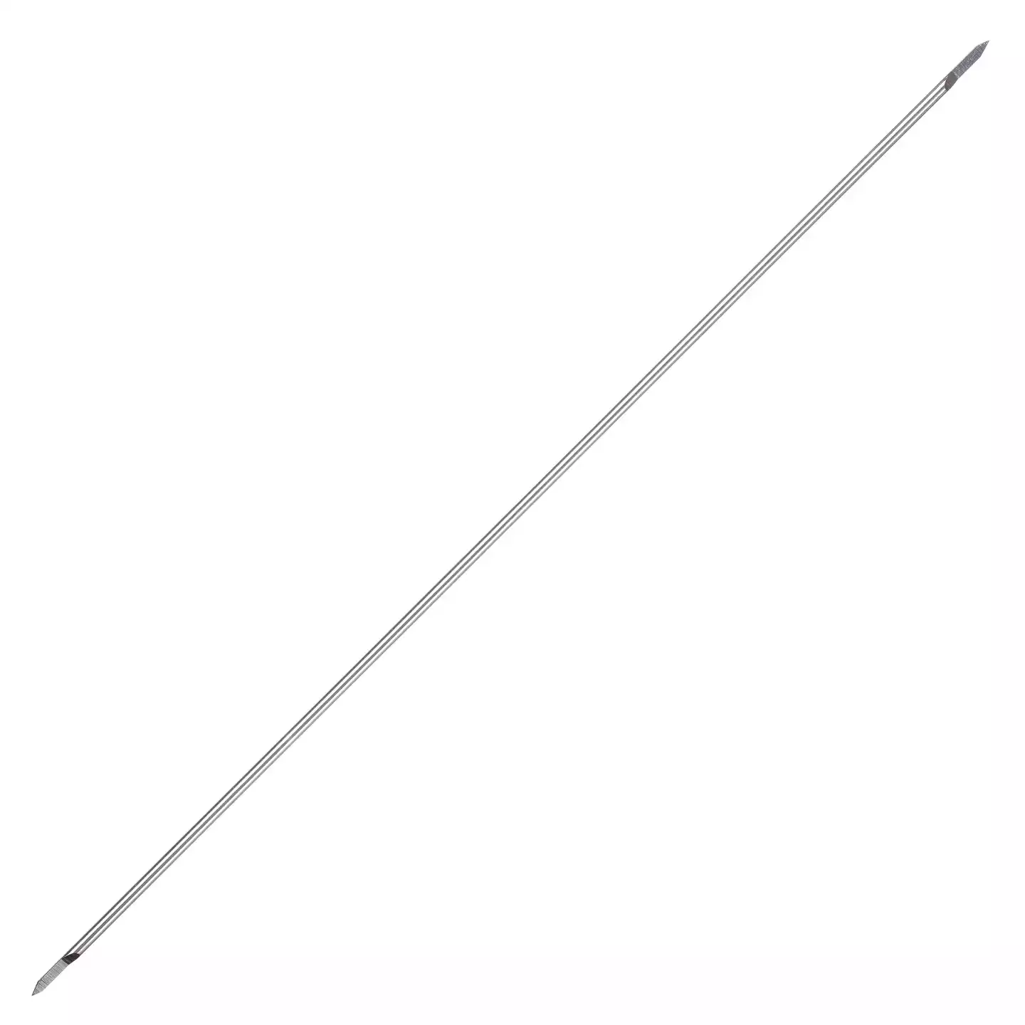 Спица для скелетного вытяжения гладкая, заточка перо, размер 1,8*350мм, 2-х сторонняя заточка