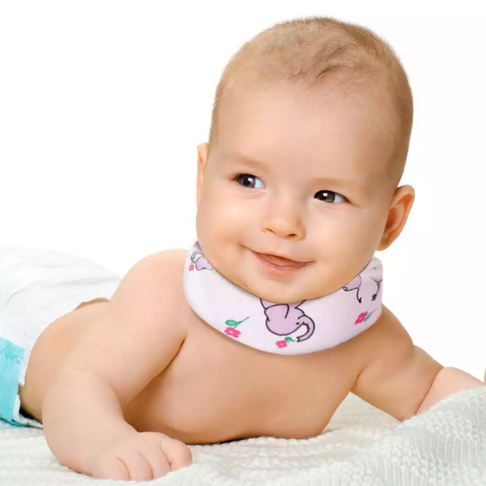 Бандаж шейный Экотен для новорожденных, размер 2,7*28см