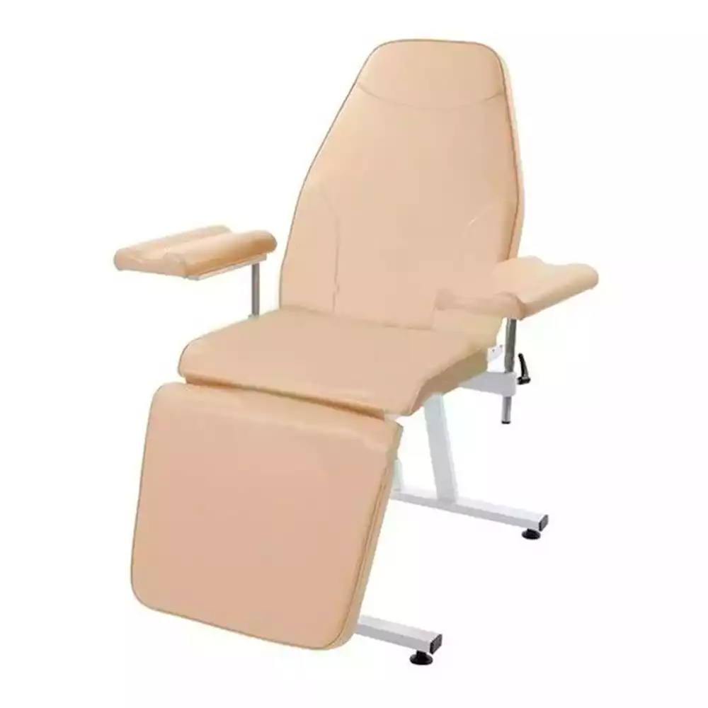 Кресло медицинское (донорское) К-02-ДН вид 259970, с двумя подлокотниками, цвет бежевый