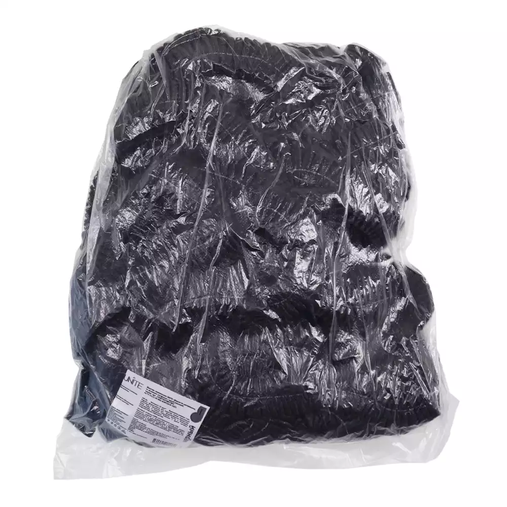 Шапочка Шарлотта (клип), одинарная резинка, нестерильная, черная