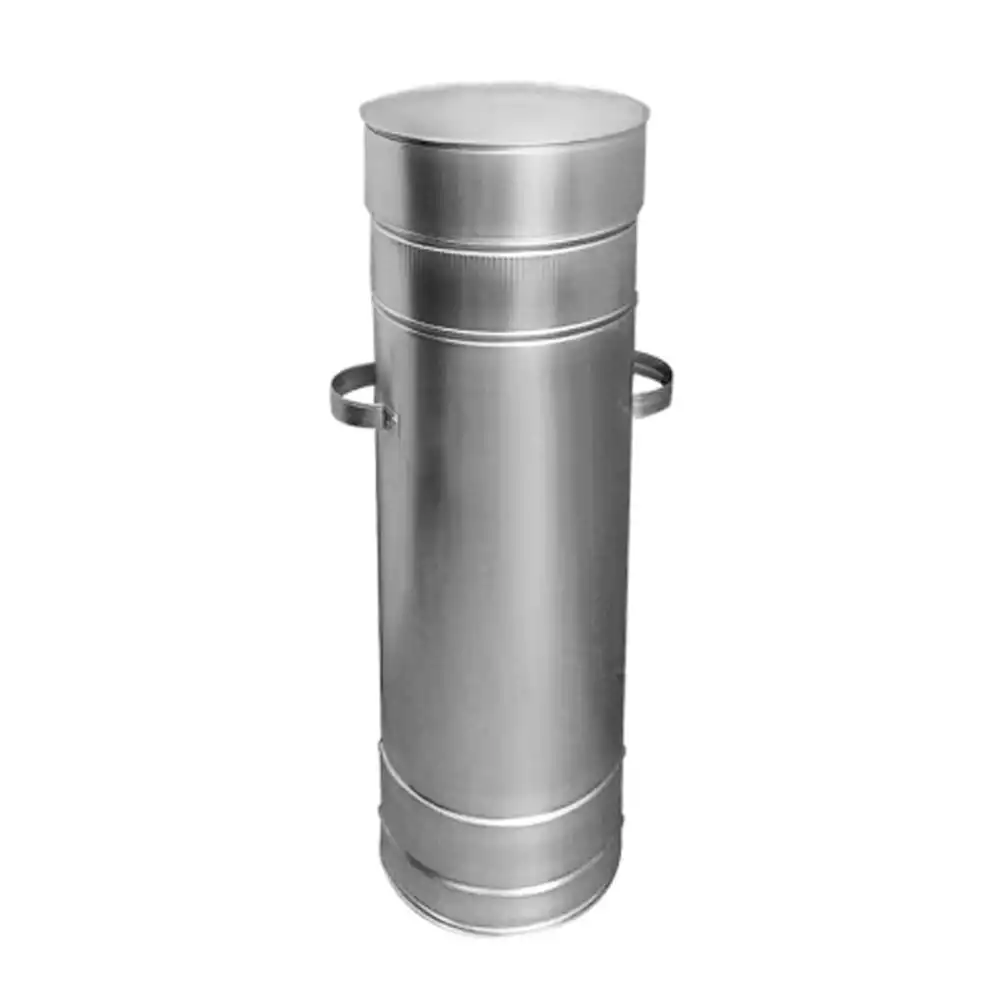 Бак для люминесцентных ламп, диаметр 600мм, высота1000 мм, с крышкой (оцинкованный)