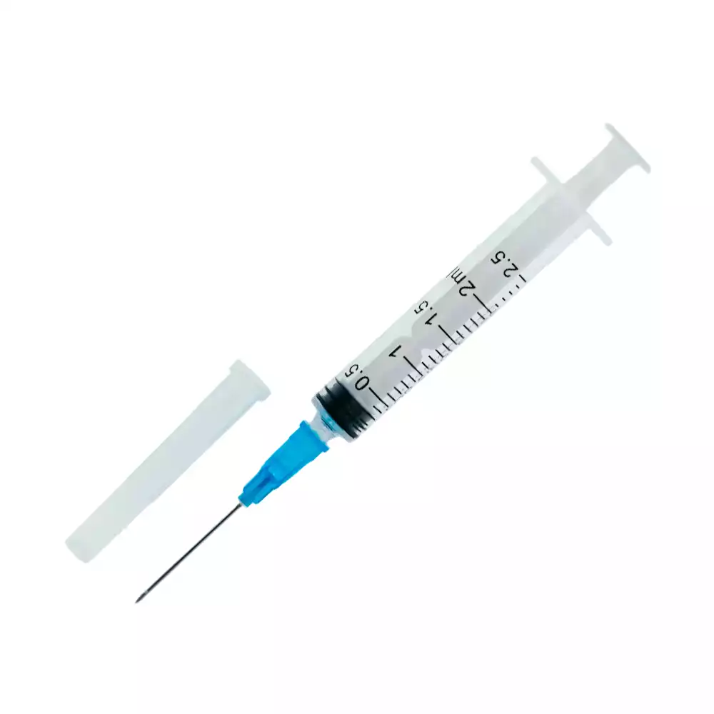 Шприц 2,0 мл, 3-х компонентный INEKTA, игла 23G (0,6х25мм), стерильный