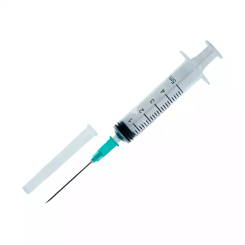 Шприц 5,0 мл, 3-х компонентный INEKTA , игла 21G (0,8х40мм), стерильный