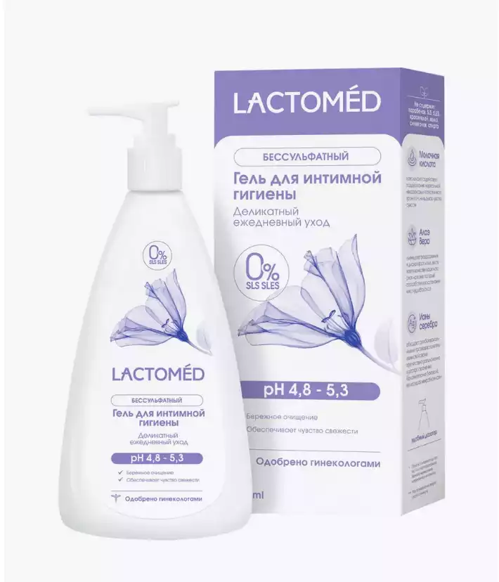 Гель д/интим гигиены Лактомед 200мл Деликатный ежедневный уход
