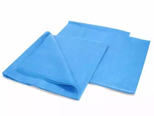 Простыня 70*80см, спанбонд 42г/м2, нестерильная, голубая