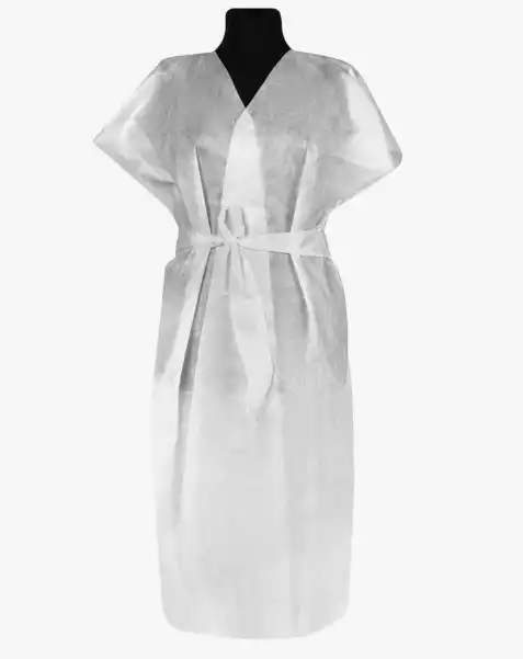 Халат (кимоно) с запахом, материал авнейп 50г/м2, нестерильный, цвет белый