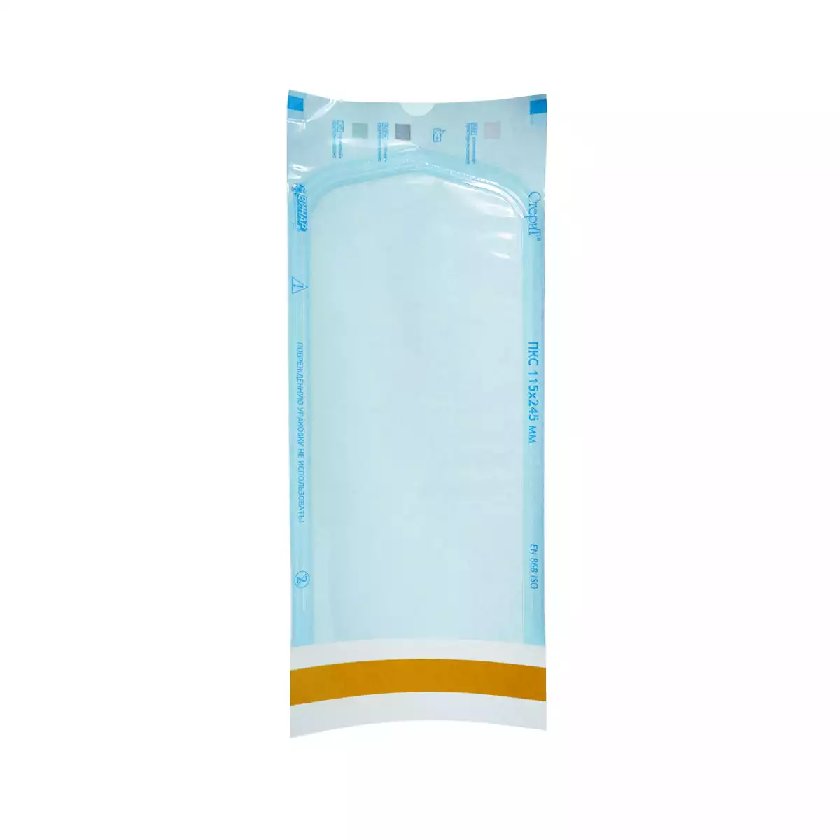 Пакет СтериТ, размер 115*245мм, комбинированный, самоклеющийся, упаковка 100шт